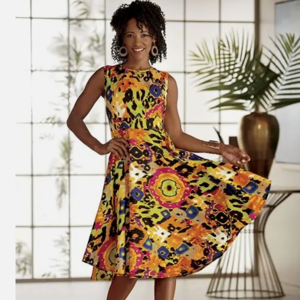 Ashro Colorful Aubrie Dress